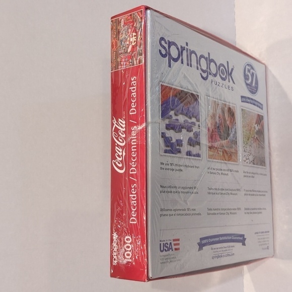 Springbok Coca-Cola Decades Bears Jigsaw Puzzle 1,000 Piece - New Wrapped - Picture 5 of 8
